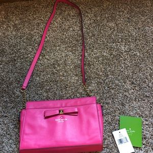 NWT Kate Spade Pink Bow Crossbody